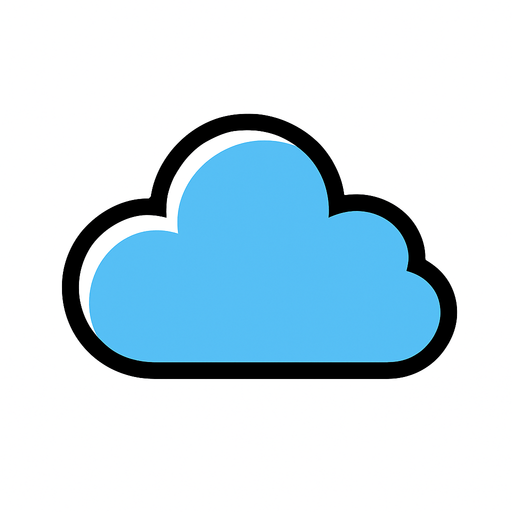 cloud.
In-Game asset.  2d.  High contrast.  No shadows