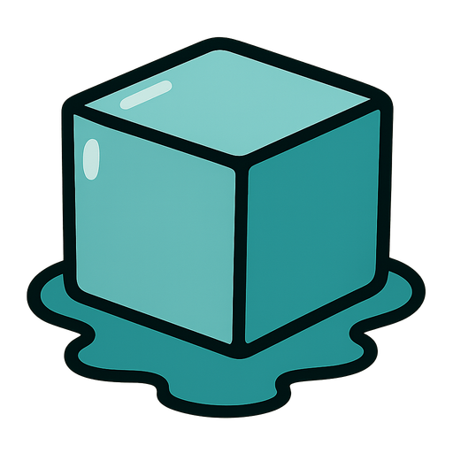 Un cubo de hielo
