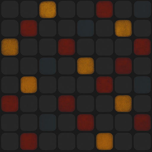 birebir aynısı sarı-gri renkleri biraz daha koyu gri ile karıştır mavi-gri renklerin maviliğini biraz arttır. biraz da kırmızı-gri kareleri düzel