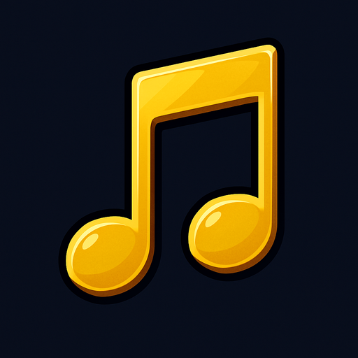 Müzik Notası.
In-Game asset.  High contrast.  No shadows