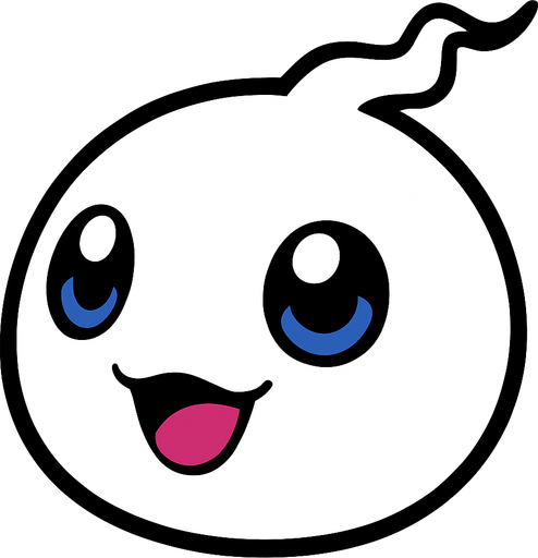 Poyomon.
In-Game asset.  2d.  High contrast.  No shadows