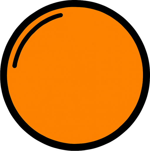 Balle de ping pong.
In-Game asset.  2d.  High contrast.  No shadows