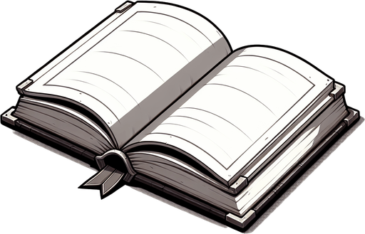 Book pages, blank, open book, no text, front facing
Single Game Texture. In-Game asset. 2d. Blank background. High contrast. No shadows.