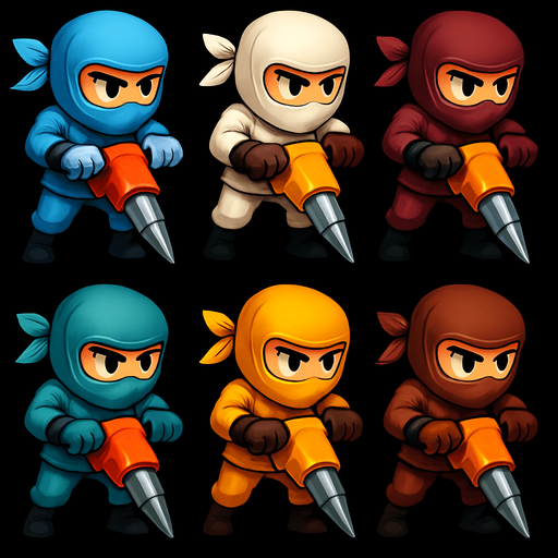 Same ninjas characters but other colors