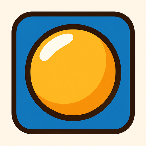 Pinpon ball.
In-Game asset.  2d.  High contrast.  No shadows