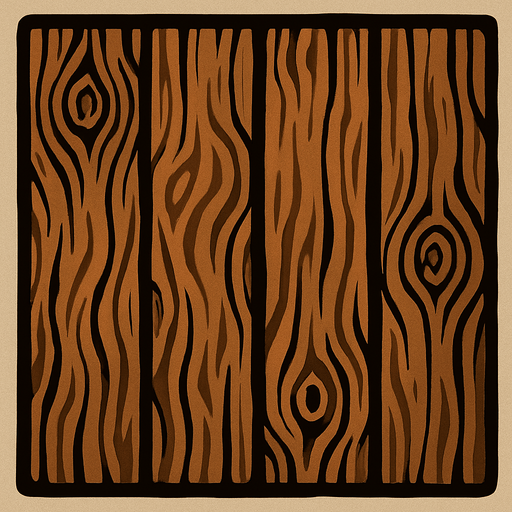 Wood texture.
In-Game asset.  2d.  High contrast.  No shadows