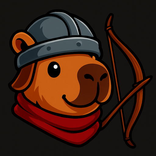 Cambia la resortera por un arco. Añade una bufanda y has el casco mas pequeño