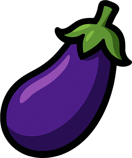 Obergine.
In-Game asset.  2d.  High contrast.  No shadows