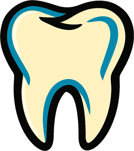 Tooth.
In-Game asset.  2d.  High contrast.  No shadows