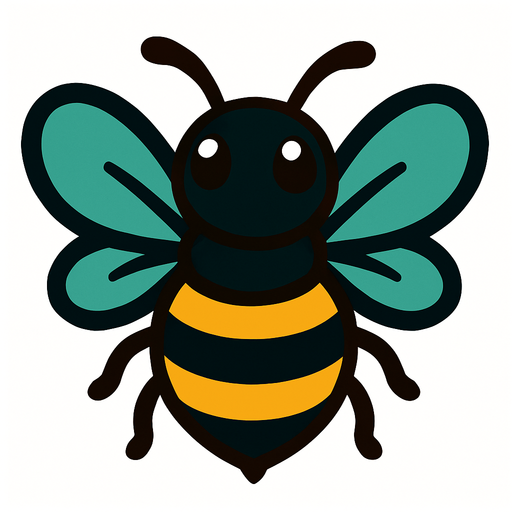 Bee.
In-Game asset.  2d.  High contrast.  No shadows