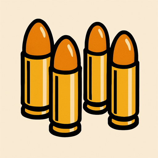 balas.
In-Game asset.  2d.  High contrast.  No shadows