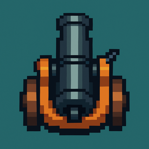 Cañon pixel vista desde arriba.
In-Game asset.  2d.  High contrast.  No shadows
