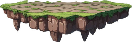 2d platfrom game background with a platform in the middle of the screen all wide resembling a jurassic world.
Single Game Texture.  In-Game asset.  2d.  Blank background.  High contrast.  No shadows