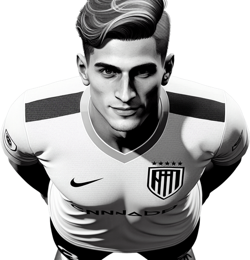 ЛОГОТИП НА ИГРОКЕ СВЕРХУ ФУТБОЛЬНОГО КЛУБА СПАРТАК.
Single Game Texture. In-Game asset. 2d. Blank background. High contrast. No shadows.