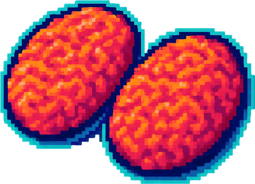 Two uncooked fish cakes.