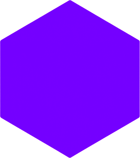 Hexagon, simple, #9900ff, shape, vector.
In-Game asset.  2d.  High contrast.  No shadows