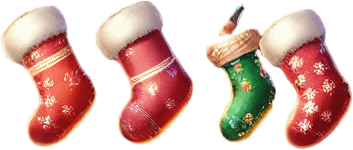 A cozy living room with a christmas tree, presents, snacks, ornaments and everythning in place for christmas. Single Game Texture. In-Game asset. 2d. Blank background. High contrast. No shadows.