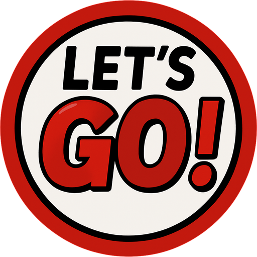 Letars GO! dentro del circulo.