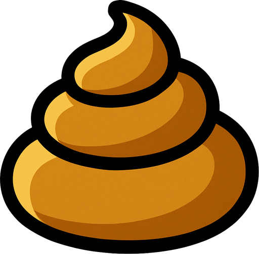 poop.
In-Game asset.  2d.  High contrast.  No shadows