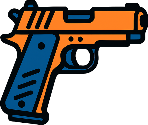 silah.
In-Game asset.  2d.  High contrast.  No shadows