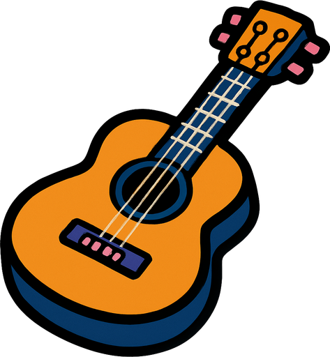 Guitar.
In-Game asset.  2d.  High contrast.  No shadows