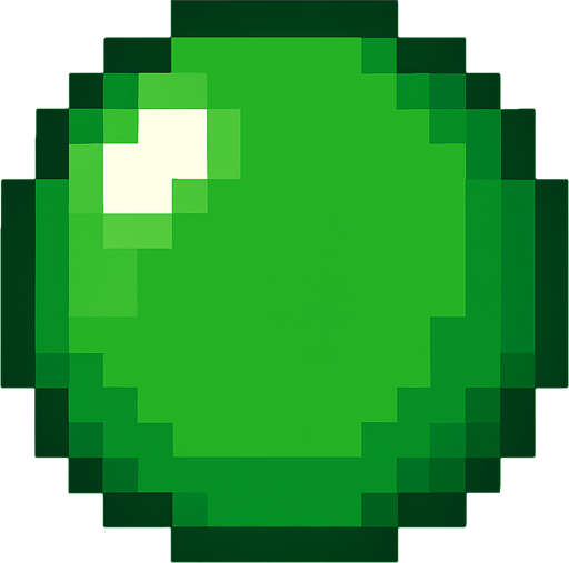 Cámbiale el color a verde, pixelart