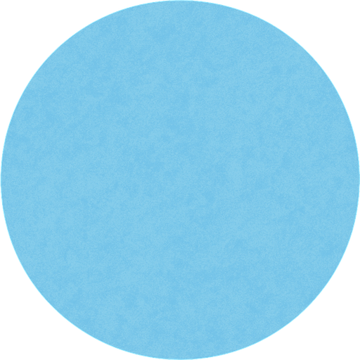 Mavi pastel renkli daire.
In-Game asset.  2d.  High contrast.  No shadows