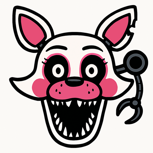 mangle head.
In-Game asset.  2d.  High contrast.  No shadows