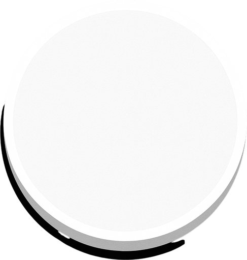 Beyaz 3d daire.
In-Game asset.  2d.  High contrast.  No shadows