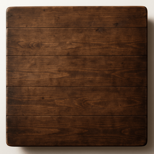 Üstten görünüm table - Yazısız - Gerçekçi.
In-Game asset.  2d.  High contrast.  No shadows