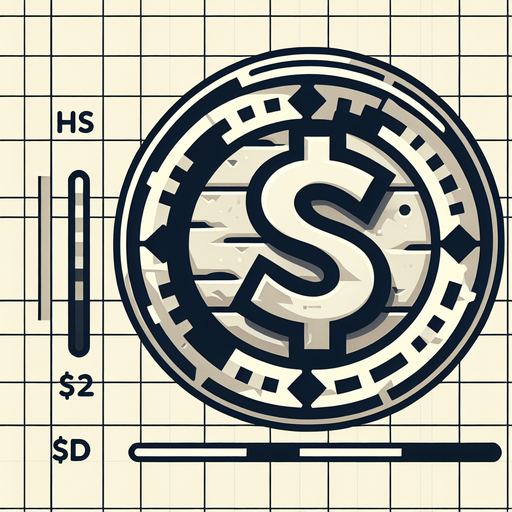 dollar coin Single Game Texture. In-Game asset. 2d. Blank background. High contrast. No shadows.