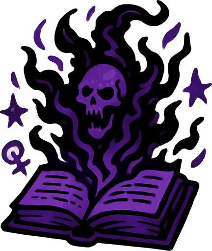 Black magic from fantasy.
In-Game asset.  2d.  High contrast.  No shadows