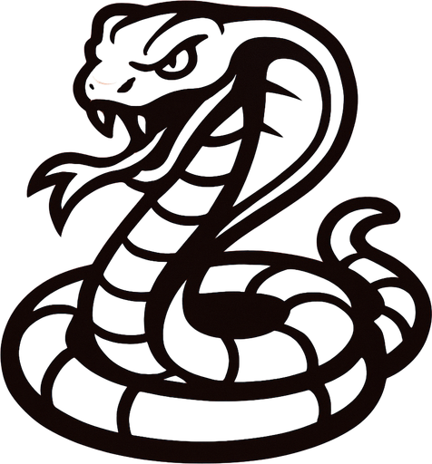 Cobra.
In-Game asset.  2d.  High contrast.  No shadows