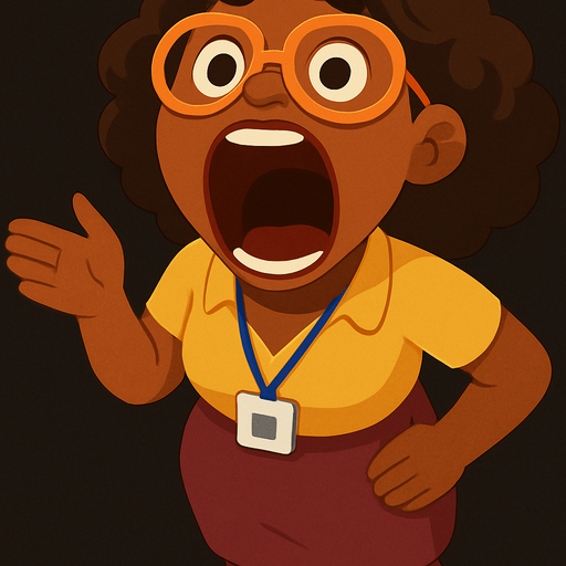 make her look like she opened her mouth alot and screamed