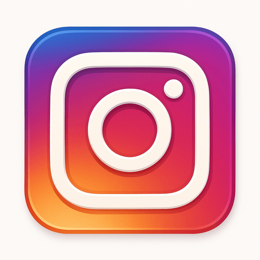 instagram logo.
In-Game asset.  No shadows