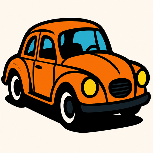 Car.
In-Game asset.  2d.  High contrast.  No shadows