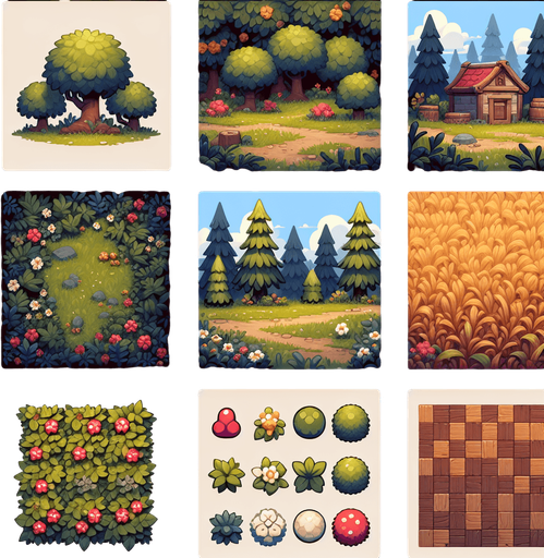 Field.
Single Game Texture.  In-Game asset.  2d.  Blank background.  High contrast.  No shadows