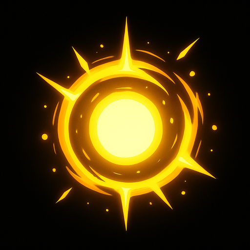 Aura de luz.
In-Game asset.  2d.  High contrast.  No shadows