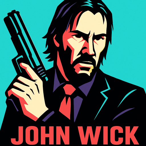 do john wick.
In-Game asset.  2d.  High contrast.  No shadows