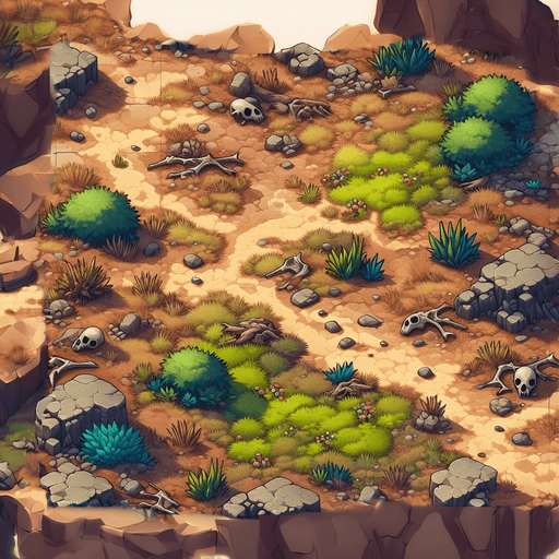 Add more scenery such as trees and rocks
