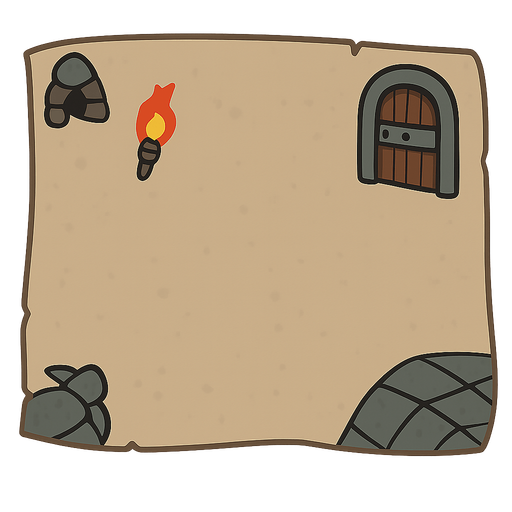 2d dungeon. No background. Transparent background. Blank background. No shadows. 2d. In-Game asset. flat