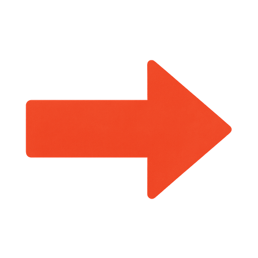 arrow pointing to the right like on a stock market ticker.
No shadows