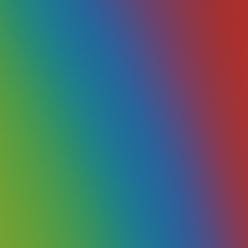 Green to blue to red diagonal gradient bg. Nothing else.