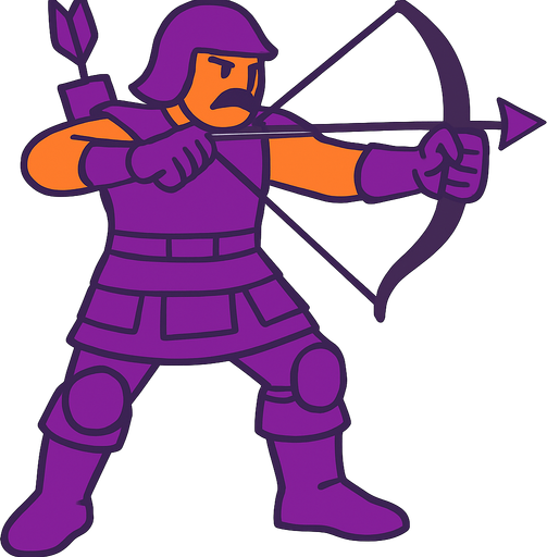 koyu kahverengi olan bütün zırhı kaskı yayı ayakkabıyı eldiveni parlak mor renk yapar mısın