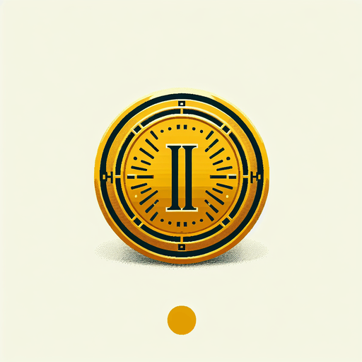 Gold coin write I on center of the coin.
Single Game Texture. In-Game asset. 2d. Blank background. High contrast. No shadows.