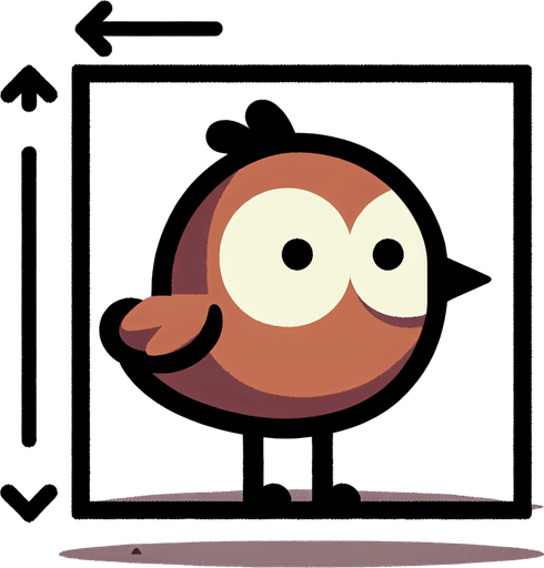 funny bird.
Single Game Texture. In-Game asset. 2d. Blank background. High contrast. No shadows.