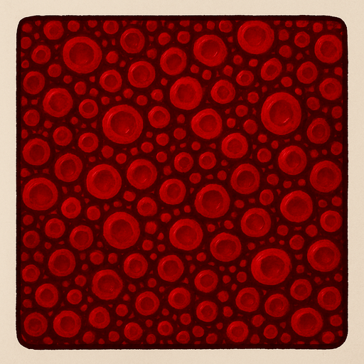 red blood texture, square bar.
In-Game asset.  2d.  High contrast.  No shadows