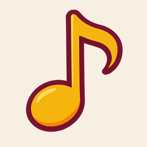 musical_note.
In-Game asset.  2d.  High contrast.  No shadows
