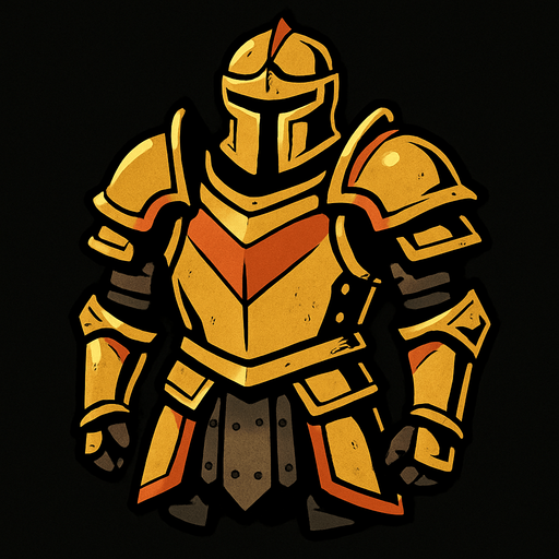 Savaş Zırhı.
In-Game asset.  2d.  High contrast.  No shadows