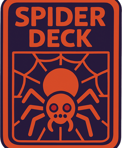 spider deck.
In-Game asset.  2d.  High contrast.  No shadows